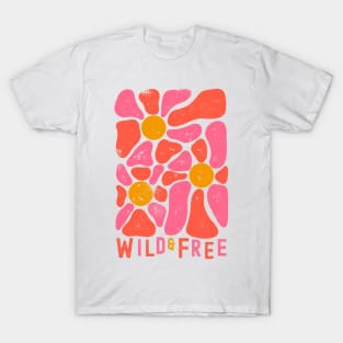 Hippie Wild & Free Boho Daisies T-Shirt